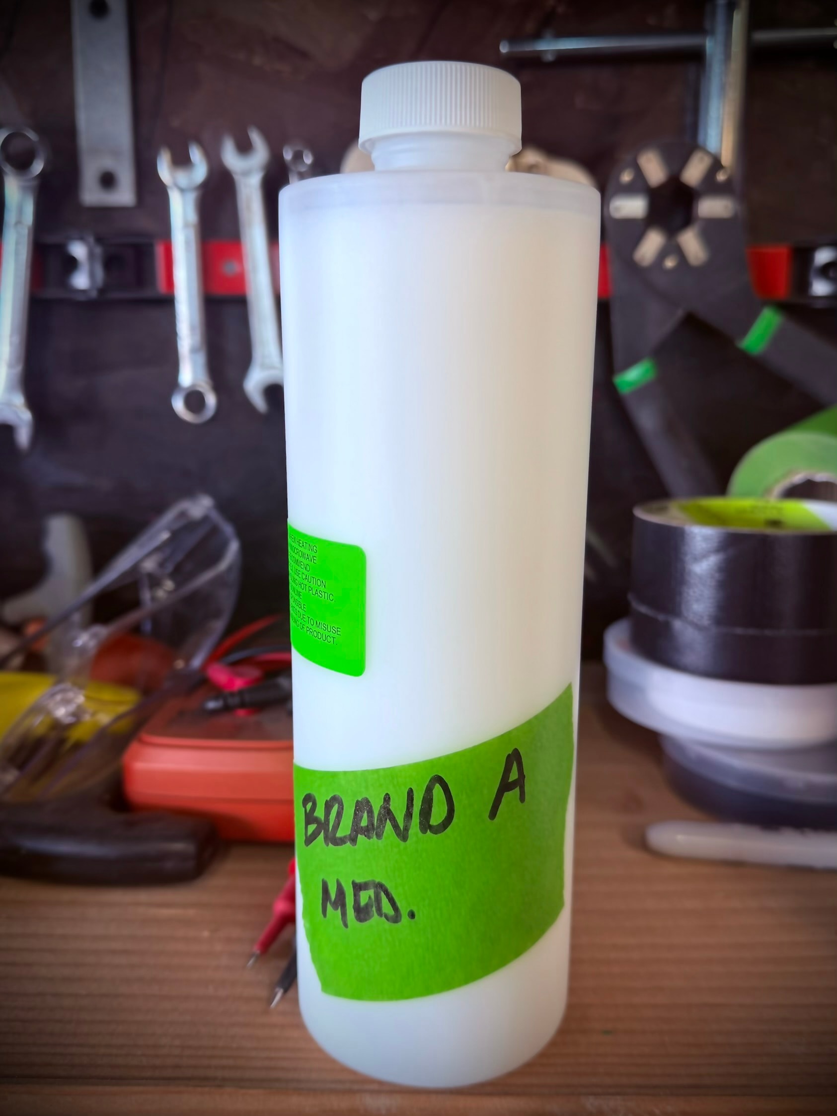 MAT-001 Brand A medium plastisol test-run