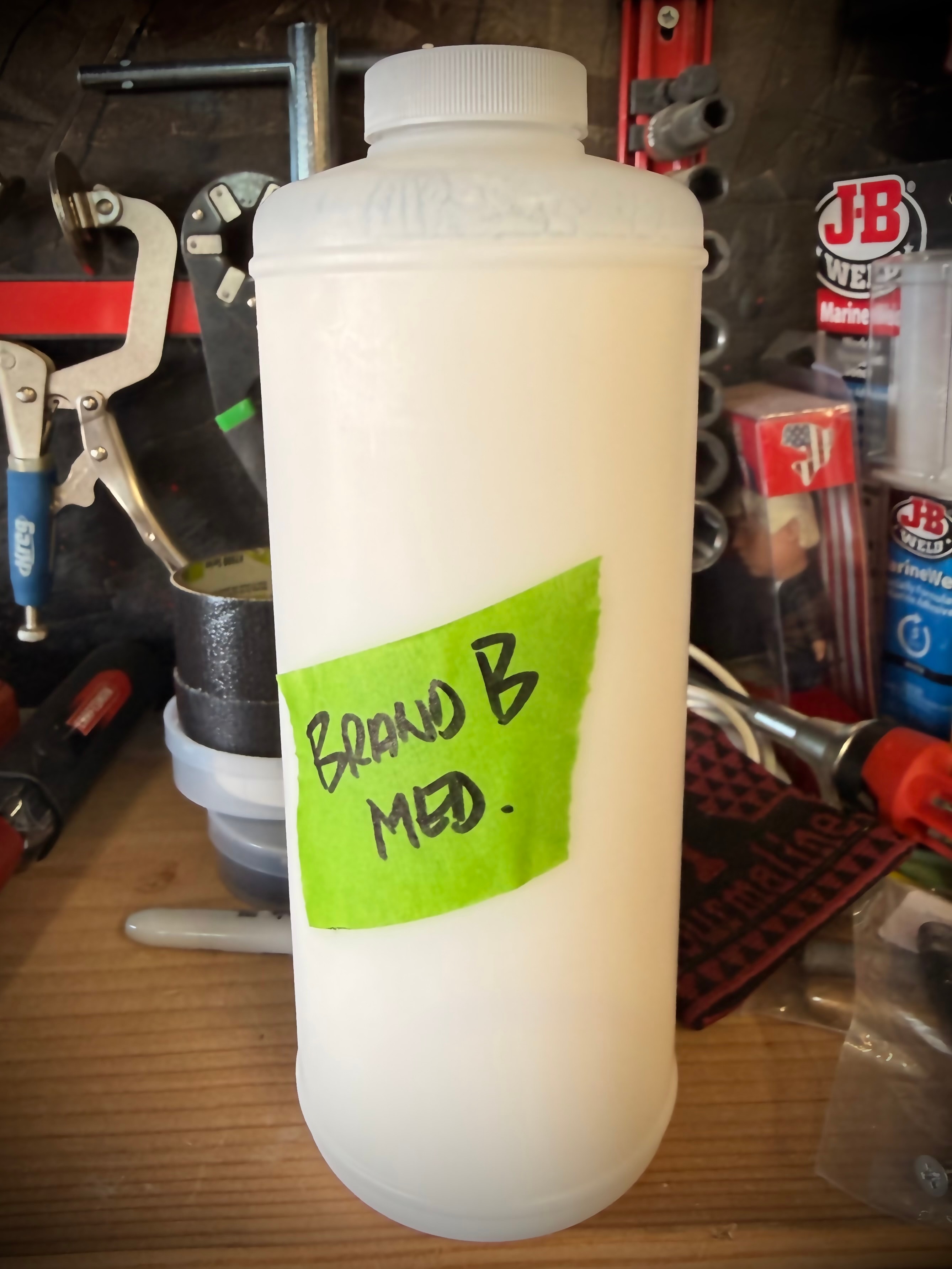 MAT-001 Brand B medium plastisol test-run