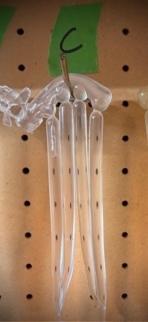 MAT-001 Brand C clear plastisol closeup