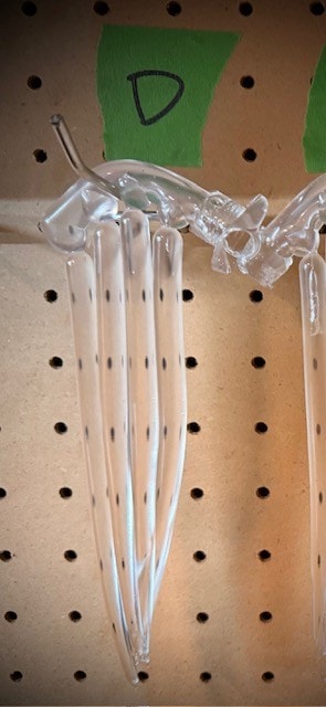 MAT-001 Brand D clear plastisol closeup