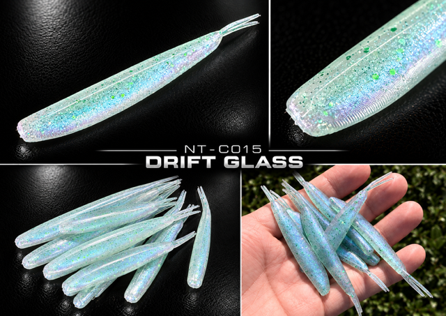 DRIFT GLASS — NT-005 — Null Minnow 4" reference